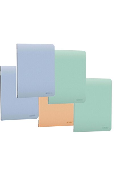 Herlitz Caiet A4 60 file, hartie 70g/mp FSC, coperta PP, patratele, diverse c...
