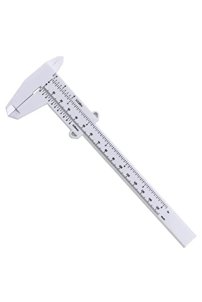 Choice WHITE Vernier Caliper, Plastic Caliper, Plastic Vernier Caliper, Stude...