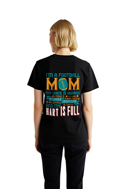 PayBuy Γυναικείο μπλουζάκι με στάμπα Football Mom Life Chaotic