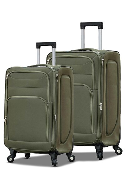 ZAAPPY Lucky Power 2PCS Set(20/24 Inch) Luggage Soft Material, Lightweight, S...