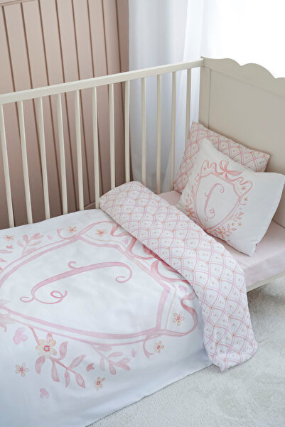NOU Park Bedding Set (80X120) - Noble Series - Pink - Letter C