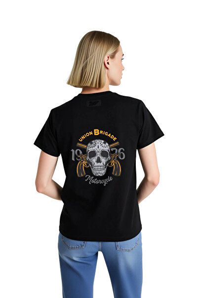 PayBuy Unity Brigade Motorcycle Design Printed Women's T-Shirt
