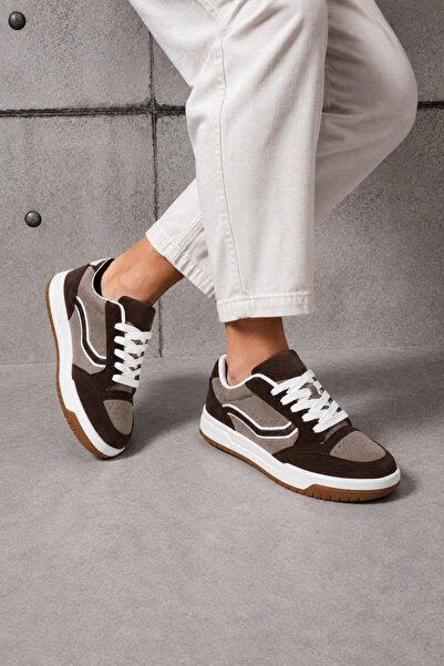 MARCO CASSANİ Unisex Orthopedic Non-Slip Sole Lace-Up Seasonal Sneaker