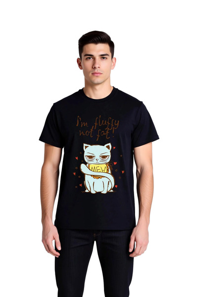 PayBuy Men's Graphic Printed Cat Design Humor T-Shirt Short Sleeve Round Neck...