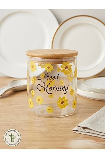 AURA LİNE Daisy "Good Morning" Glass Jar🌼