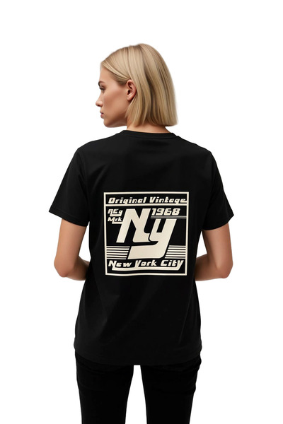 PayBuy Tricou cu mânecă scurtă cu imprimeu Retro Vintage NY New York City pen...