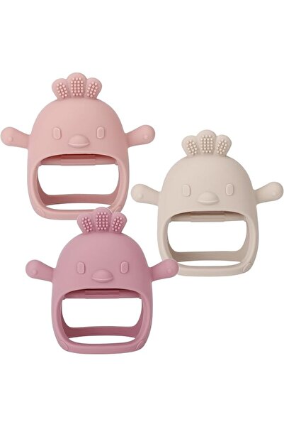 Socub Silicone Baby Teether Toy for Infants 3+ Months, BPA Free Anti-Drop Sil...