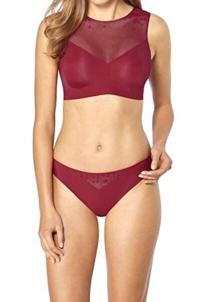 SLOGGI Sutien, S ZF Signature Top, roșu, S