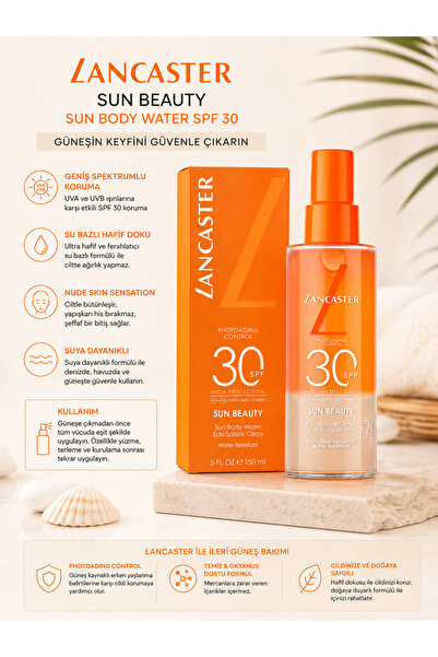 Lancaster Sun Beauty Two-Phase Water-Based Spf30+ Sunscreen That Provides Lon...