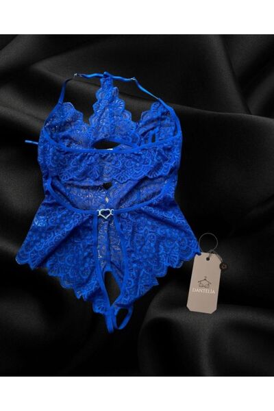 DANTELİA Özel Bölgesi Açık Dantelli Jantezi Babydoll İç Çamaşırı