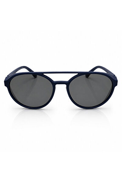 Matteo Ferari Men's Dark Blue Sunglasses with Side Protection and Black UV400...
