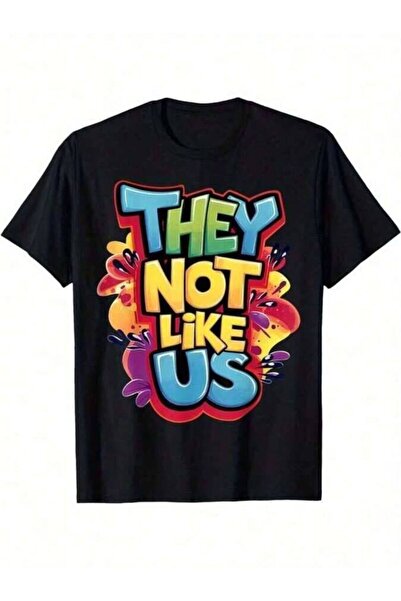 k222 تي شيرت They Like Us للرجال - قطن ناعم برقبة دائرية، تي شيرت بأكمام قصير...
