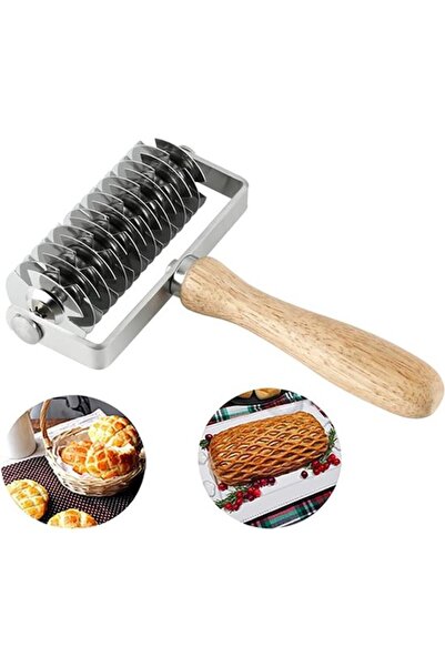 STARSTAR Stainless steel rolling pin, kitchen baking tool, suitable for pizza...