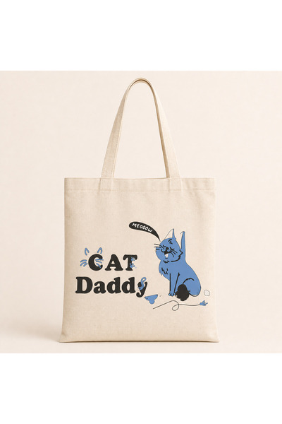 Kırtasiye Ofisi Tkanina torba sa printom "Cat Daddy"