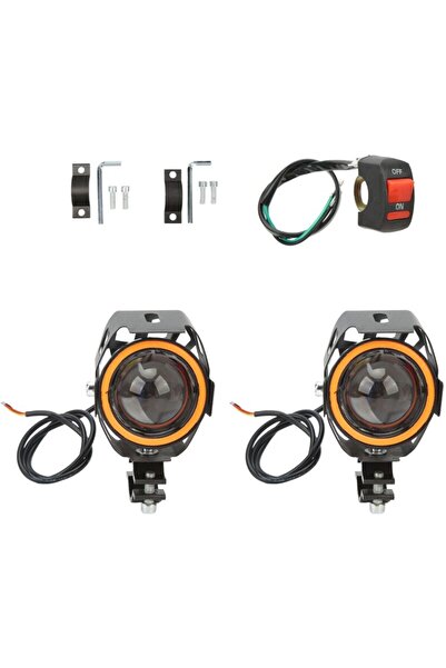 STARSTAR 30W motorcycle spotlight angel eyes waterproof.