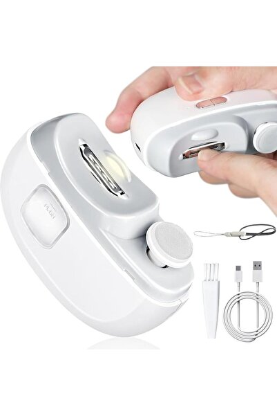 Emeralune Electric Baby Nail Clippers,2-in-1 Electric Polishing Automatic Nai...