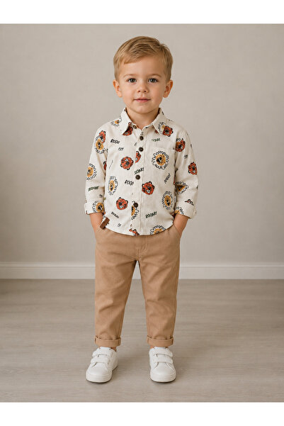 Arjen Boy's Shirt and Pants Set