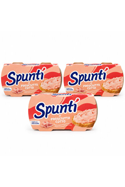 Spunti Set de 3 x Spuntì al Prosciutto Cotto, cremă întregătoare cu șuncă fia...