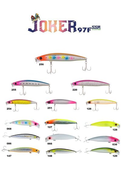 Fujin Joker 97mm 12.6gr SSR Floating Maket Balık