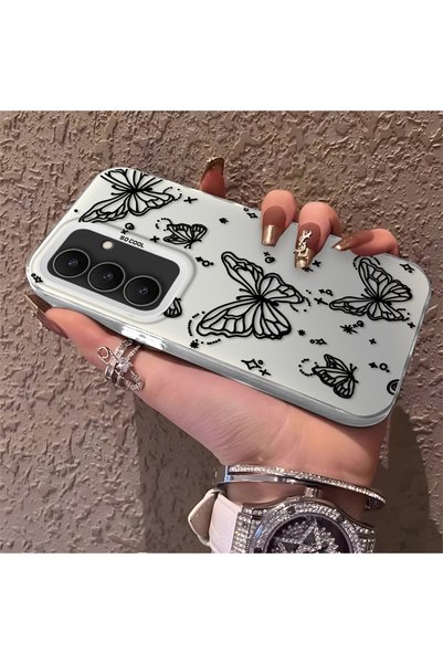 CHICASELUX Samsung Galaxy S25 Fe Compatible Elegant Night Style Butterfly Cas...