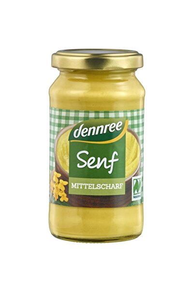 Dennree Muștar organic ușor picant, 200ml