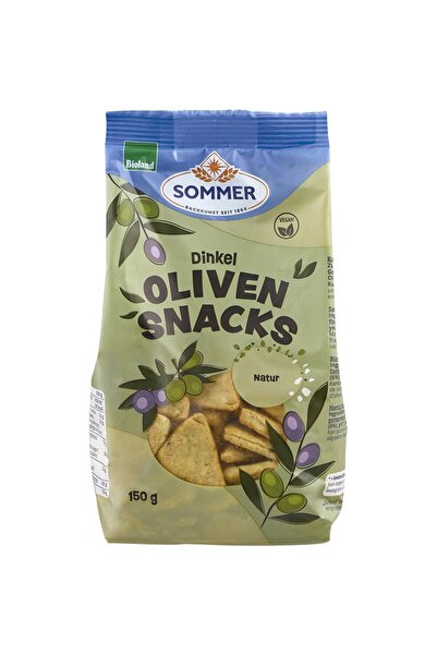 SOMMER Snack vegan din spelt cu măsline bio, 150g