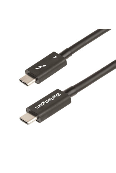 startech Καλώδιο Thunderbolt 3 Μαύρο 0.5μ (TBLT4MM50CM)