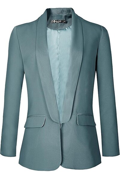 Urban CoCo Women's Office Blazer Jacket Open Front
