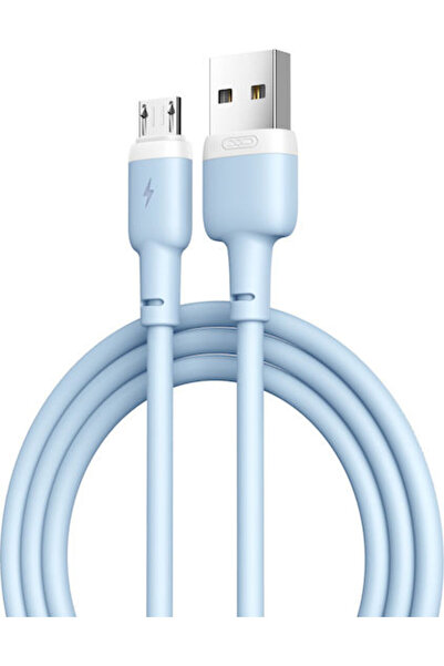 Xo Καλώδιο USB 2.0 σε micro USB, κανονικό, 1μ, Μπλε (16.005.0234)