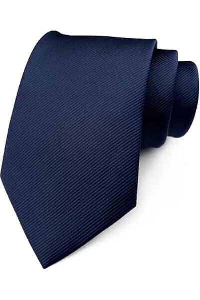 GENERAL Secdtie Men's Classic Solid Color Ties Soft Business Casual Attire Su...