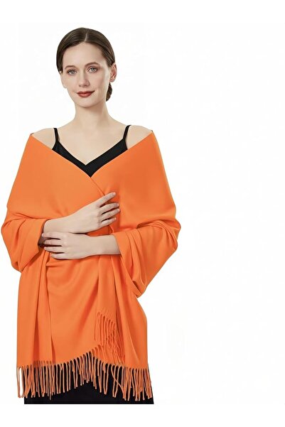 QBSM Womens Large Soft Wedding Evening Pashmina Shawls Wraps Scarfs