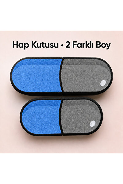 Mayex3d İLAÇ KUTUSU - 2 BOY - MAVİ
