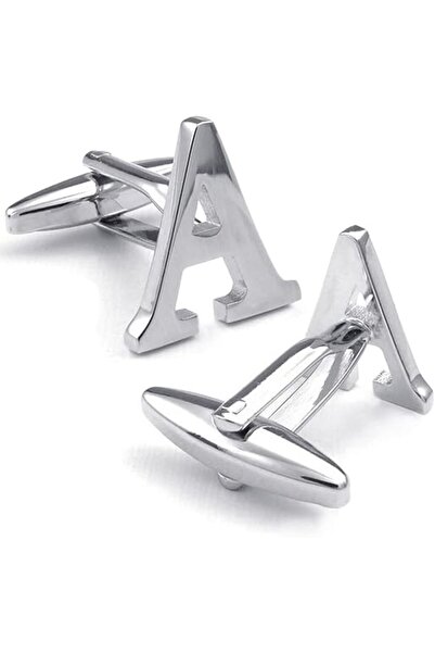 honeyfoam HONEY BEAR Cufflinks Initial Alphabet Letter for Mens Wedding Forma...