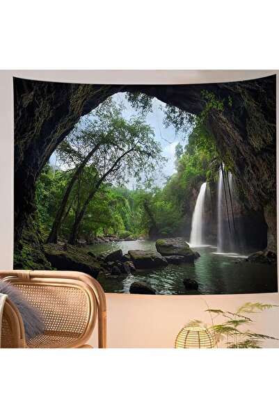GENERAL Llamazing Forest Tapestry Home Decor Landscape Tapestry Living Room B...