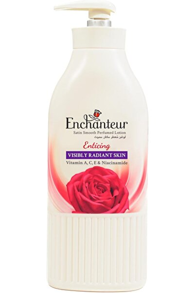 ENCHANTEUR لوشن ساتان سموث المعطر - جذاب، مظهر جديد وتركيبة محسنة، غني بالفيت...