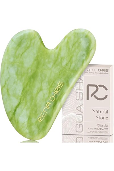 Rena Chris Gua Sha Facial Tools, Natural Terahertz Guasha, Manual Massage Sti...