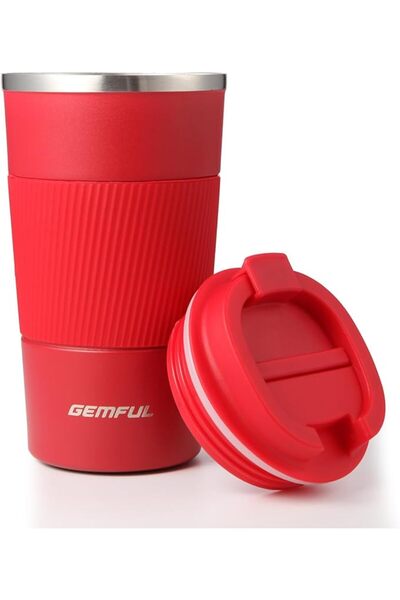 GEMFUL Travel Coffee Mug Insulated Reusable Coffee Cups 510ml | Ice and Hot D...