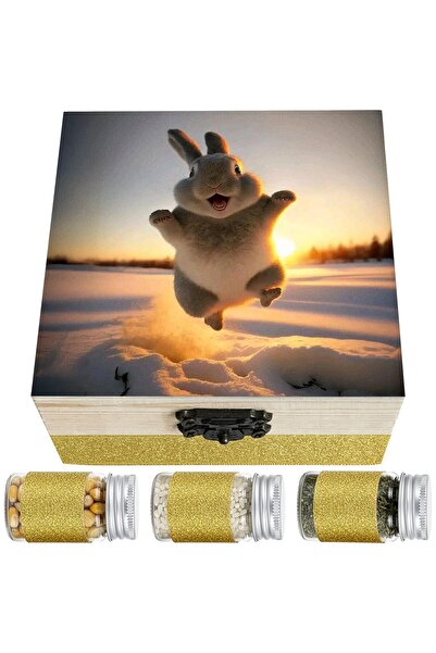 LoreBebe Set Cadou Prima Baita cu Nasii LoreBebe, Cutie lemn cu 10 ingredient...