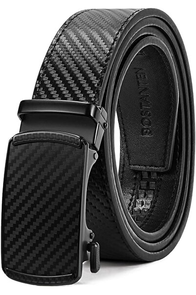 BOSTANTEN Mens Belt Leather 2 Pack Ratchet Belt For Men Dress and Casual with...