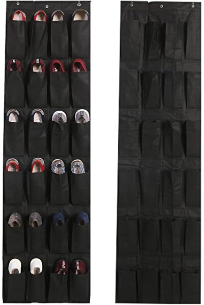 GENERAL Over The Door Shoe Organizer, Shoe Racks Foldable Wardrobes Storage B...