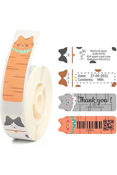 LMASBLTER NIIMBOT 160 Pcs D110/D11/D101 Label Maker Tape Clear Labels Name Fi...