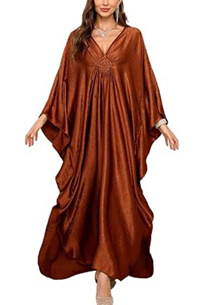 YouKD Women's Long Kaftan Maxi Dress Boho Swimsuit Beach Cover Up Robes One S...
