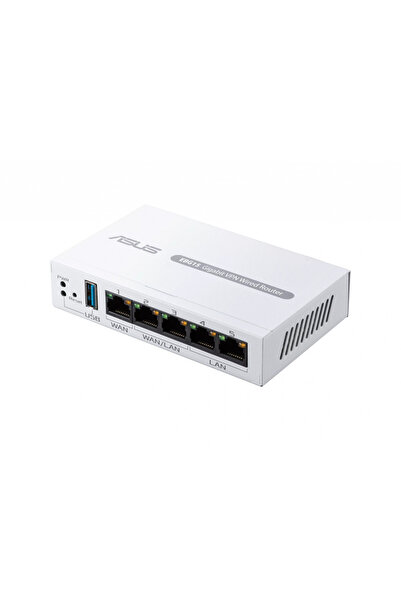 ASUS Router Gigabit cu fir EBG15, 4 porturi LAN, 1 port WAN, USB 3.2