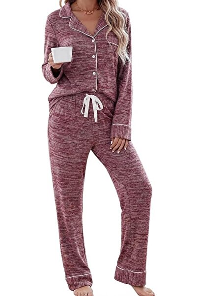 GENERAL Leikar womens Button Up Pajamas for Women Button Up Pajamas for Women