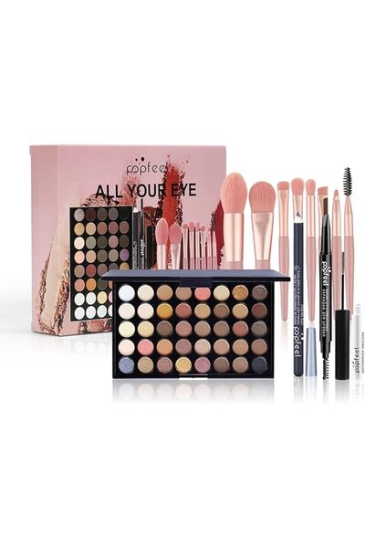 Pure Vie 88 Color All-in-One Holiday Gift Makeup Set Cosmetic Essential Start...