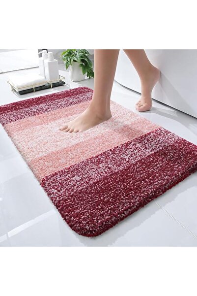 OLANLY Bathroom Rug Mat 24x16, Extra Soft and Absorbent Microfiber Bath Rugs,...