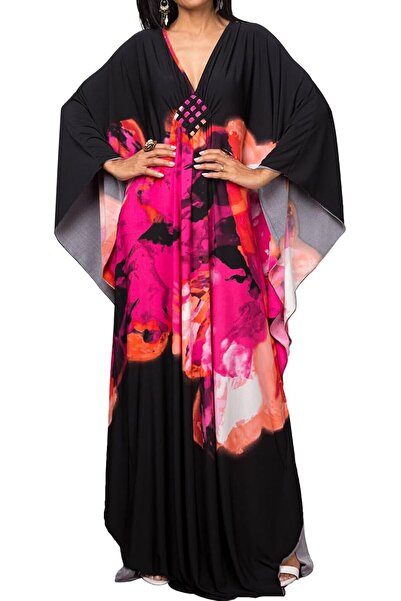 Bsubseach Women Embroidery Short Sleeve Bikini Swimsuit Cover Up Side Split B...