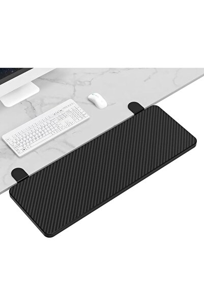 GENERAL OUGIC Ergonomic Desk Extension Tray, 30 x 15 cm, Clamp Without Perfor...