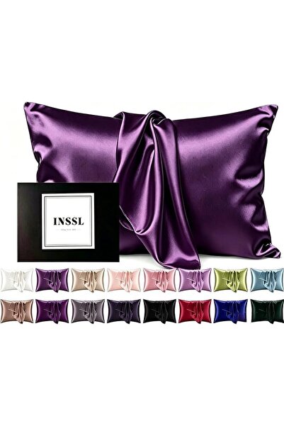 GENERAL INSSL Silk Pillowcase f Women, Mulberry Silk Pillowcase for Hair and ...
