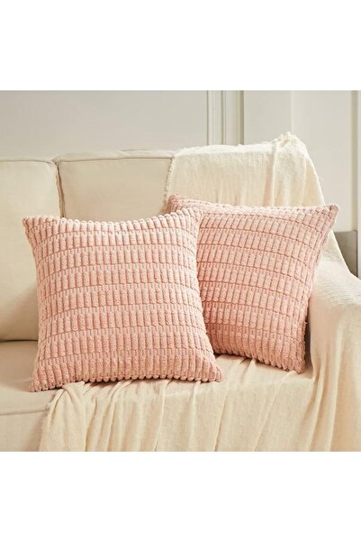 Fancy Homi 2 Packs Dusty Blue Decorative Throw Pillow Covers 18x18 Inch for L...